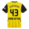 Maillot de Supporter Borussia Dortmund Bynoe Gittens 43 Domicile 2024-25 Pour Enfant